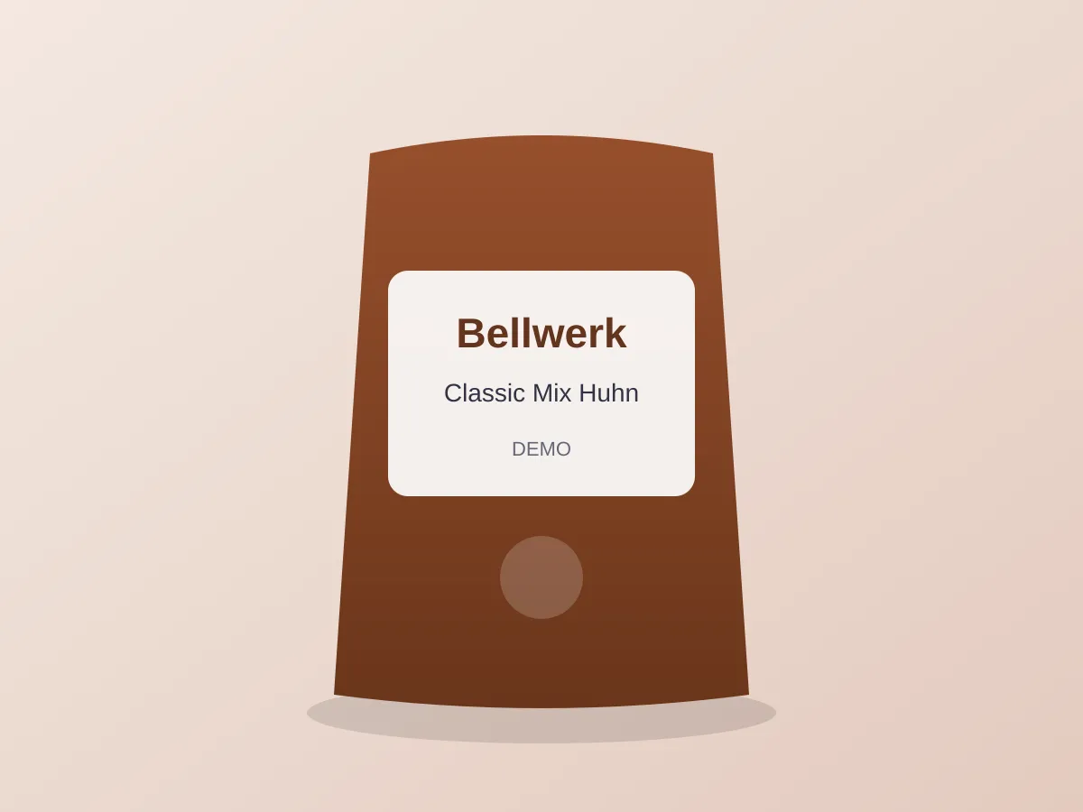 Verpackung von Bellwerk Classic Mix Huhn