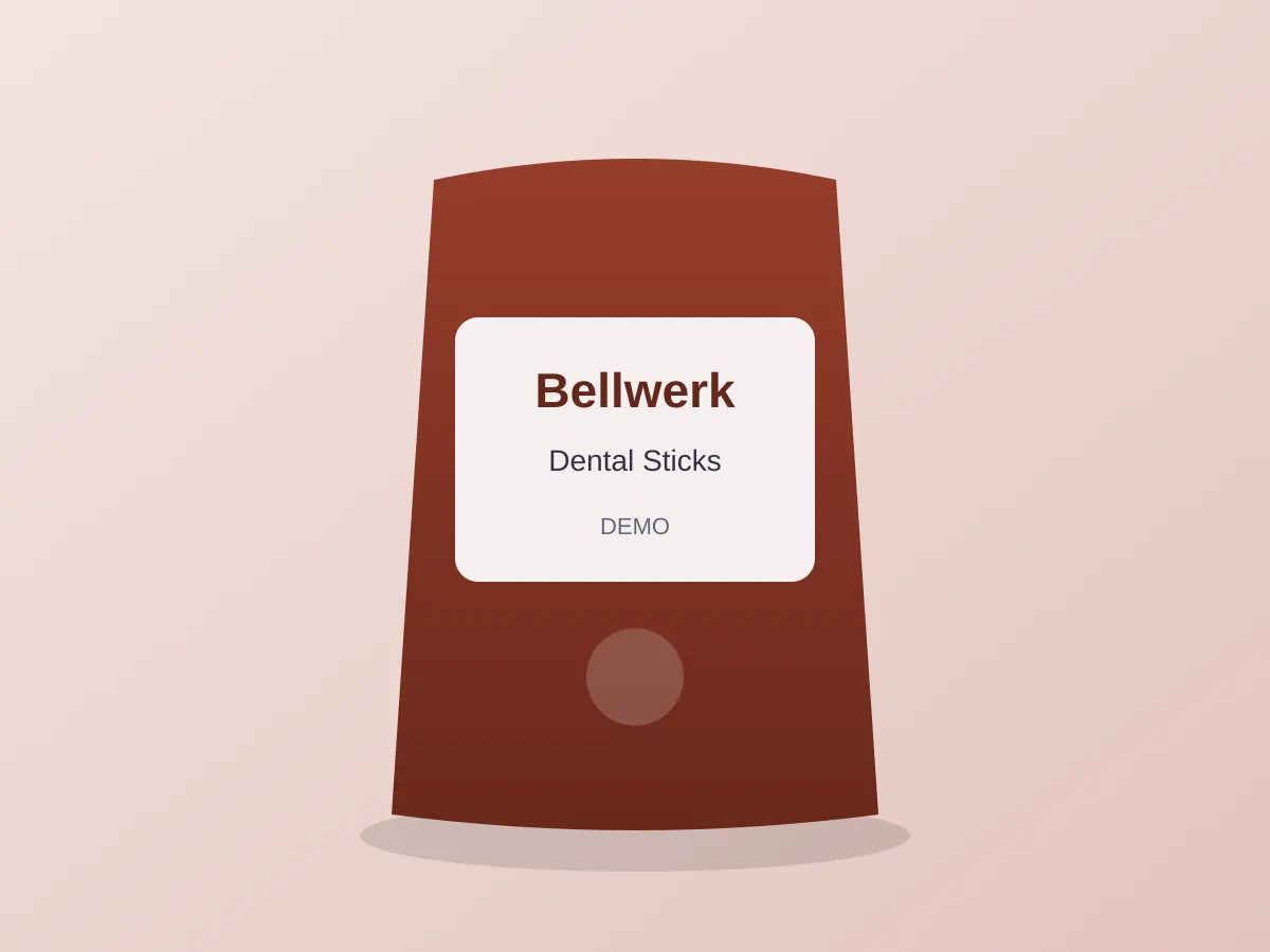 Verpackung von Bellwerk Dental Sticks