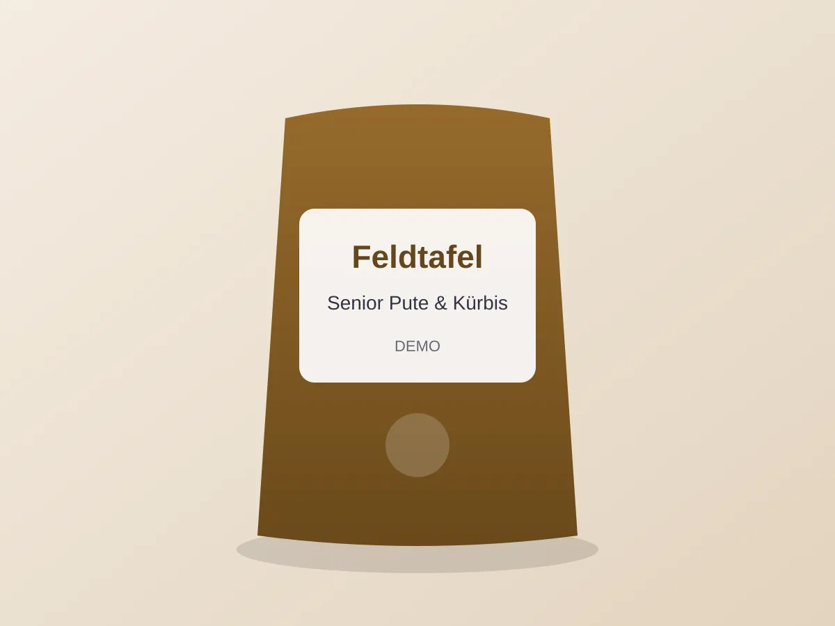 Verpackung von Feldtafel Senior Pute & Kürbis
