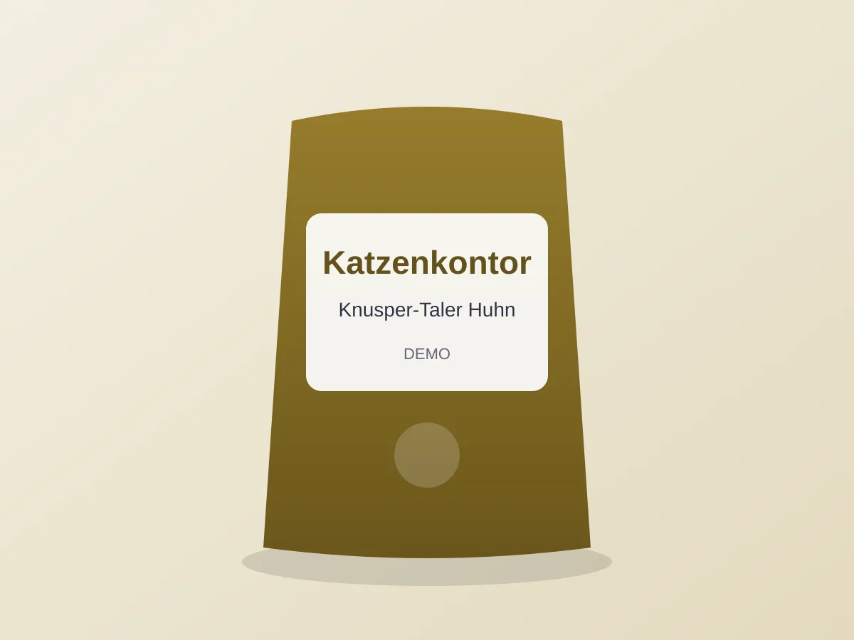 Verpackung von Katzenkontor Knusper-Taler Huhn