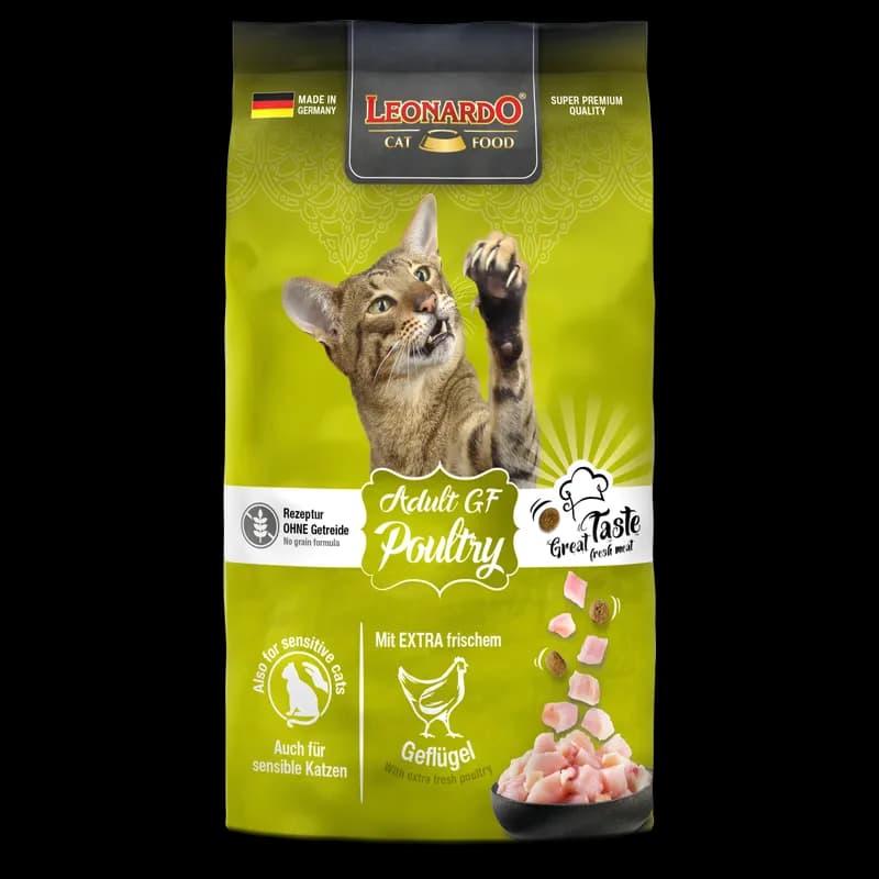 Beutel Leonardo Adult GF Poultry, 300 g (Bild: Hersteller)