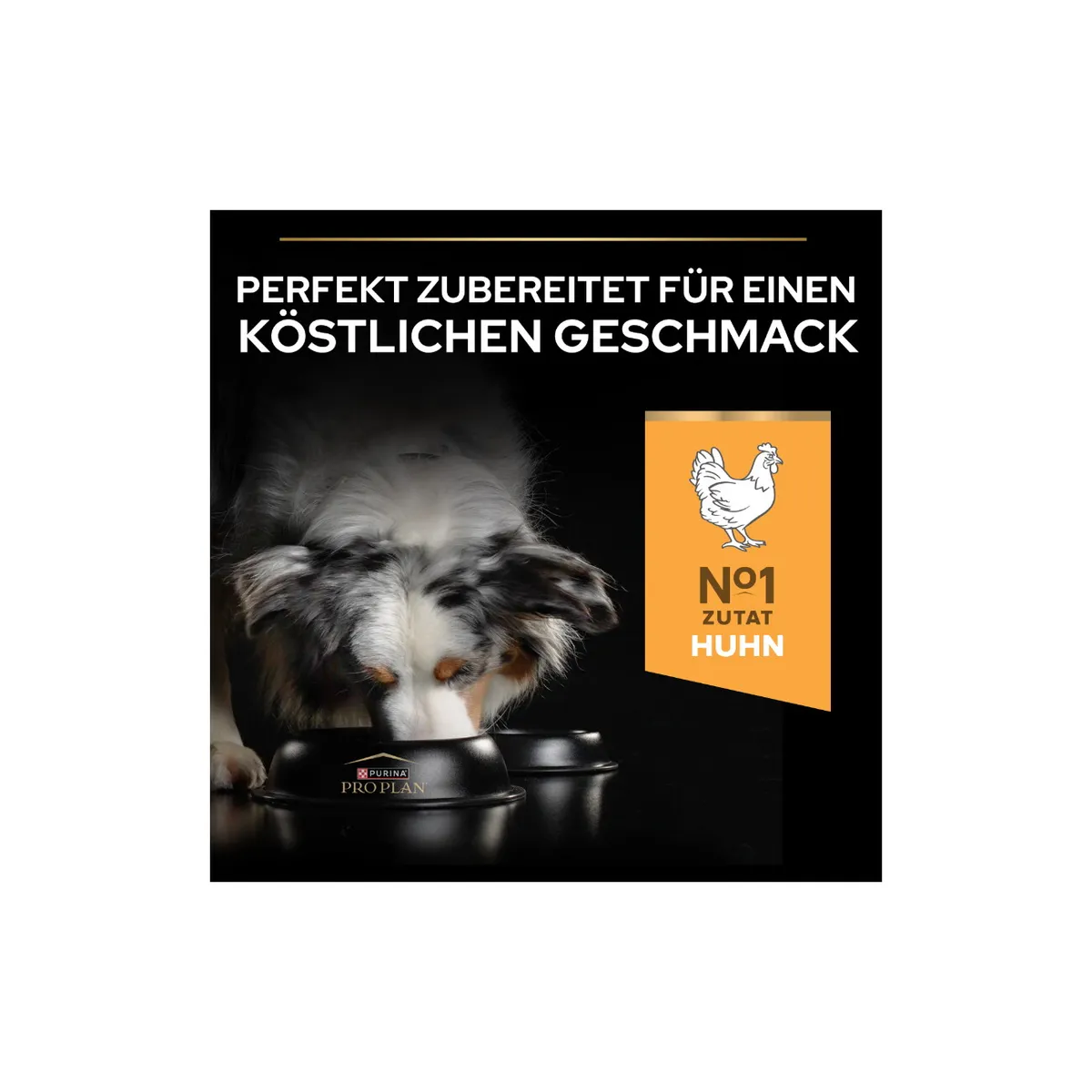 Purina PRO PLAN Hinweis Huhn als Zutat Nr. 1 (Bild: Hersteller)