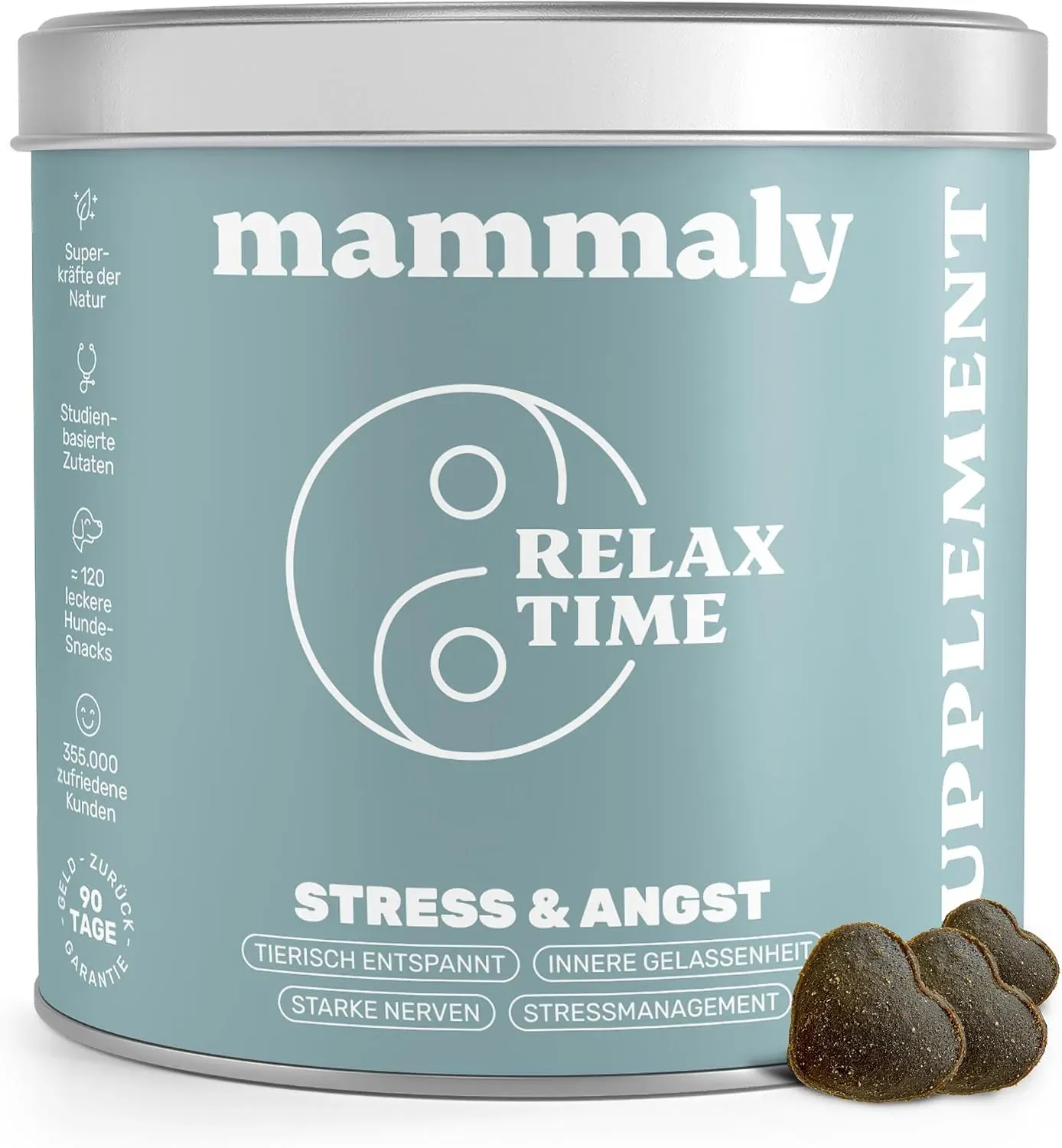 Verpackung mammaly Relax Time Snack (Bild: Hersteller)