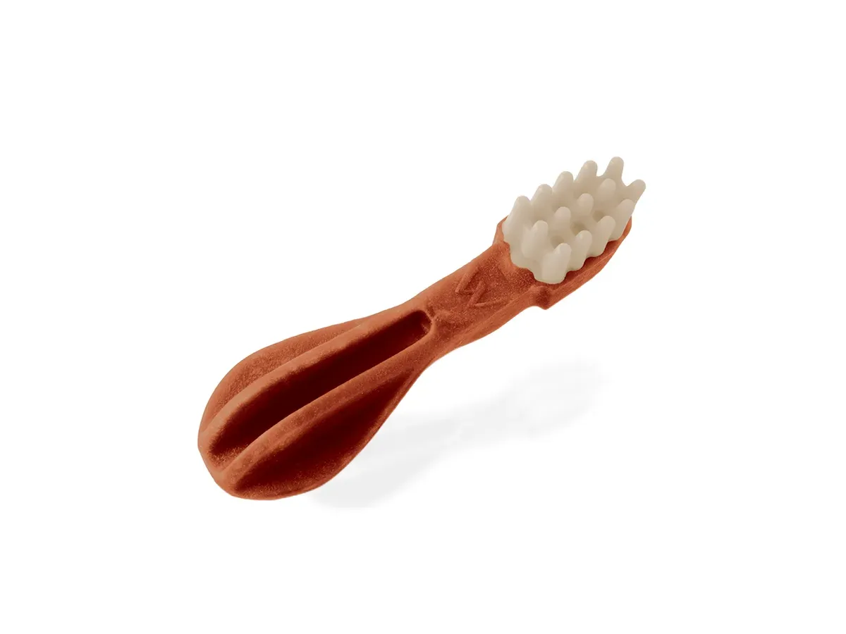 Whimzees Toothbrush, Kauartikel in Zahnbürstenform (Bild: Hersteller)